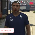 Mbappe skin mod for GTA v