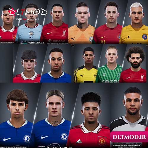 Download Face Pack Vol. 22 for PES 2021 dltmodir