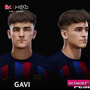 NEW PES 2021 Gavi (FC Barcelona) Face 2023 Update dltmod