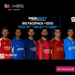 دانلود فیس پک بزرگ 2024 برای pes 2017