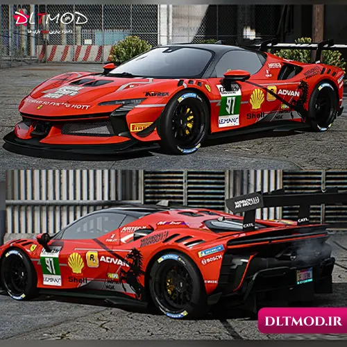 مود ماشین Ferrari SF90 XX Stradale GTE Concept برای GTA V