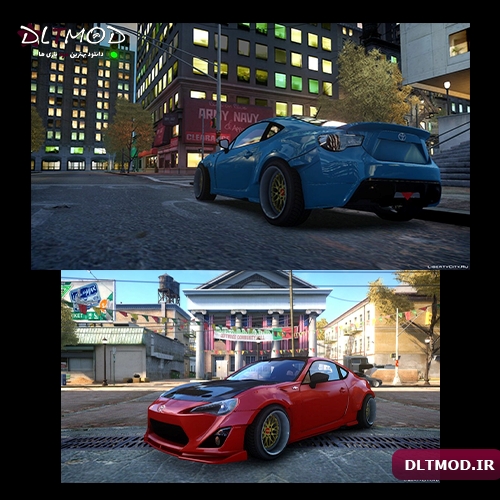 مود ماشین Toyota GT86 RocketBunny برای بازی GTA IV