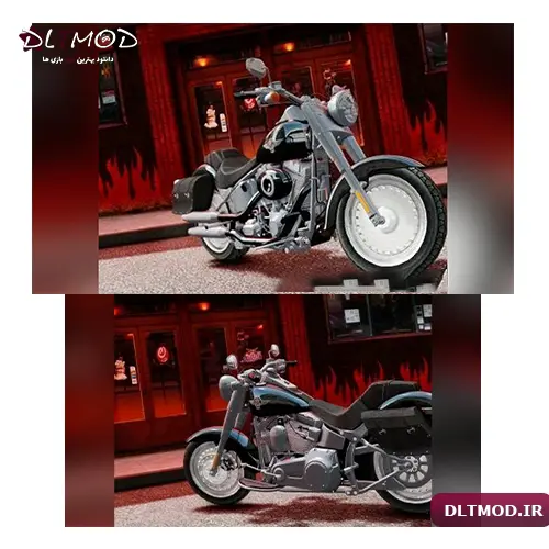 مود موتور 2013 Harley Davidson Softail Fat Boy v1.0 برای gta IV