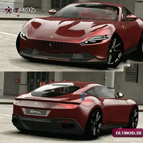 مود ماشین 2020 Ferrari Roma برای بازی GTA IV