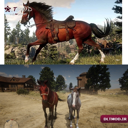 مود بزرگ شدن اسب یا Bigger Horses V1.3 برای بازی RDR2