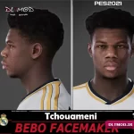 فیس Aurélien Tchouaméni برای PES 2021