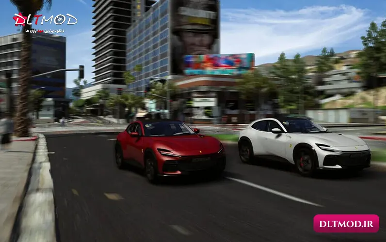 تصاویر مود Ferrari Purosangue 2023 برای GTA V