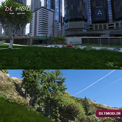 مود Grass Texture Mod یا چمن طبیعی تر برای بازی GTA V