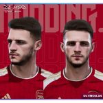 مود فیس Declan Rice 2024 برای PES 2021 - آپدیت تیر 1403