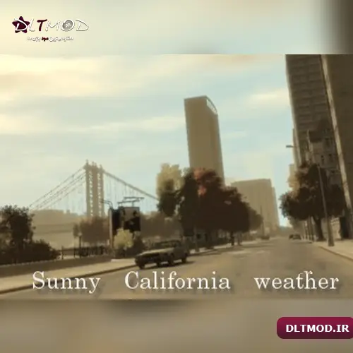 مود Sunny California weather برای بازی GTA IV