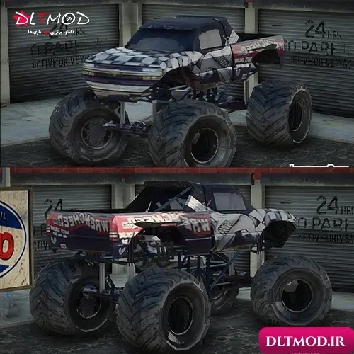 مود ماشین Monster Truck Extreme Offroad برای GTA San Andreas