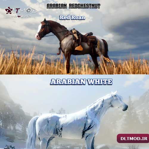 مود اسب های جدید یا The redemption horses V1.0 برای بازی RDR2