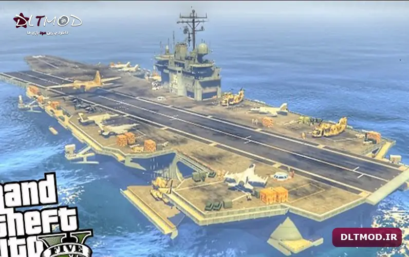مود ناو هواپیمابر Enhanced Aircraft Carrier 4.0 برای بازی GTA V