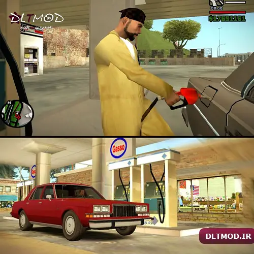 مود پمپ بنزین برای GTA San Andreas