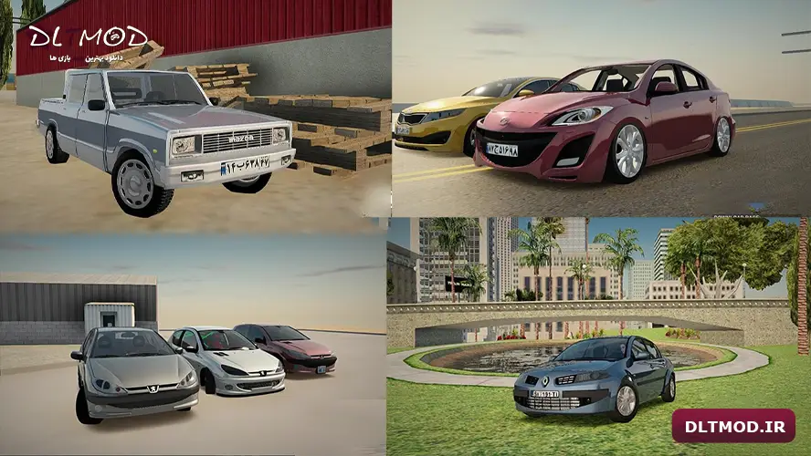 Iranian cars pack for GTA San Andreas game dltmod 5