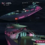 مود قایق تفریحی Superyacht 1.2 برای بازی GTA V