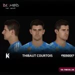 مود فیس جدید Thibaut Courtois برای PES 2017