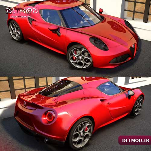 مود ماشین 2014 Alfa Romeo 4c برای بازی GTA IV