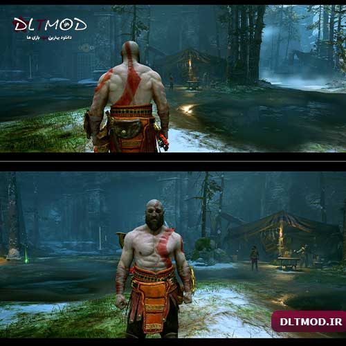 مود نامرئی شدن زره مچ دست کریتوس برای God Of War Ragnarok