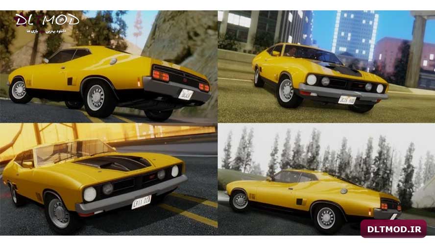 مود Ford Falcon 351 GT AU-spec (XB) 1973 برای بازی gta san(2)
