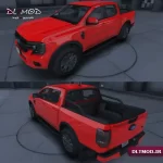 مود ماشین 2023 Ford Ranger XLT برای بازی GTA V