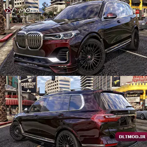 مود ماشین Alpina BMW X7 G07 برای بازی GTA V