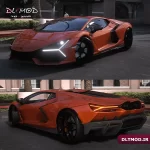 مود ماشین Lamborghini Revuelto 2023 V.2 برای بازی GTA V