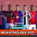 مگا کیت پک Season 2024-25 برای PES 2021