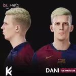 فیس Dani Olmo 2024 برای PES 2021