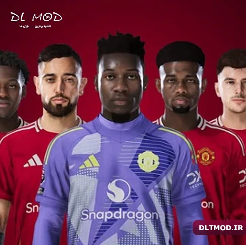 فیس پک Manchester United 2025 برای PES 2021