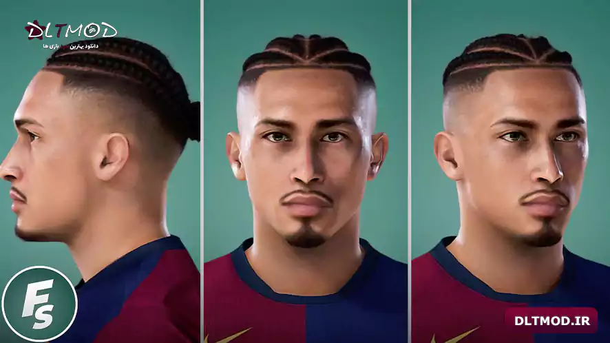 فیس Raphael Dias 2025 برای PES 2021 – آپدیت دی ماه 1403