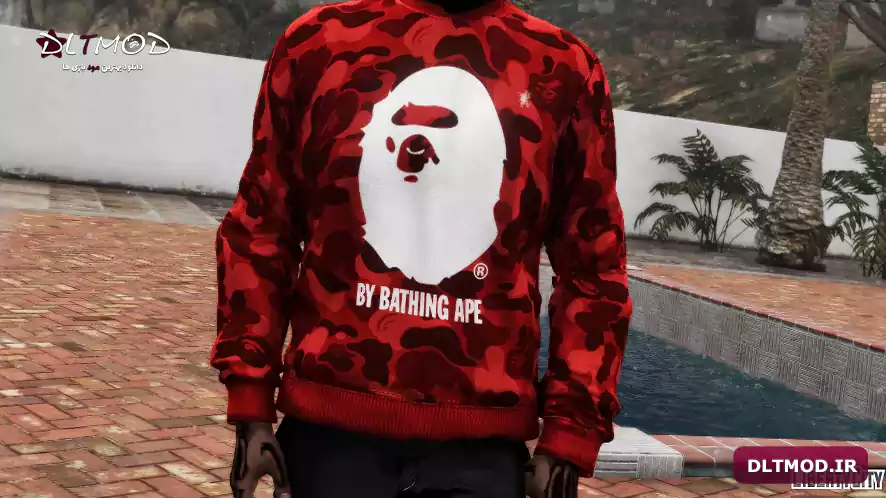 BAPE sweatshirt pack for Franklin and MP Male{dltmod.ir}5