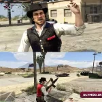 مود شخصیت داچ RDR2 برای GTA V
