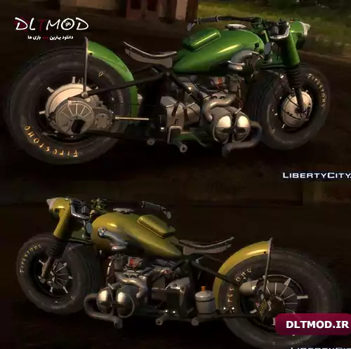 مود موتور بی ام وه (BMW R75 Bobber) برای GTA IV