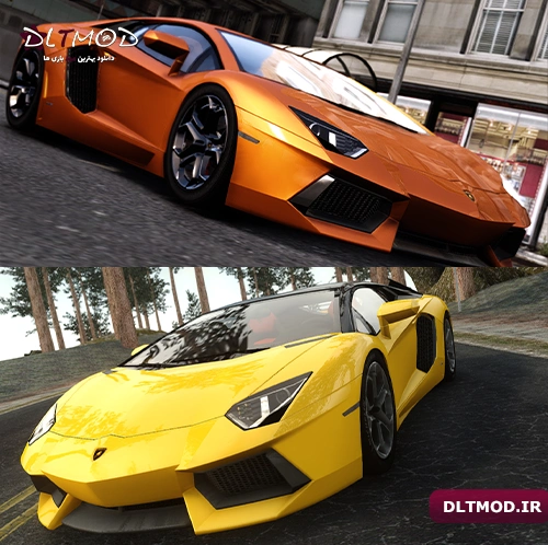 مود ماشین لامبورگینی آونتادور (Lamborghini Aventador) برای GTA IV