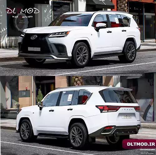مود ماشین لکسوس (Lexus LX600 F-Sport 2022) برای GTA V