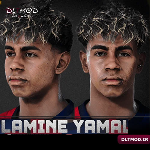 مود فیس Lamine Yamal برای PES 2021 و Pes 2018 – فروردین 1405