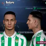 مود فیس Antony برای PES 2017