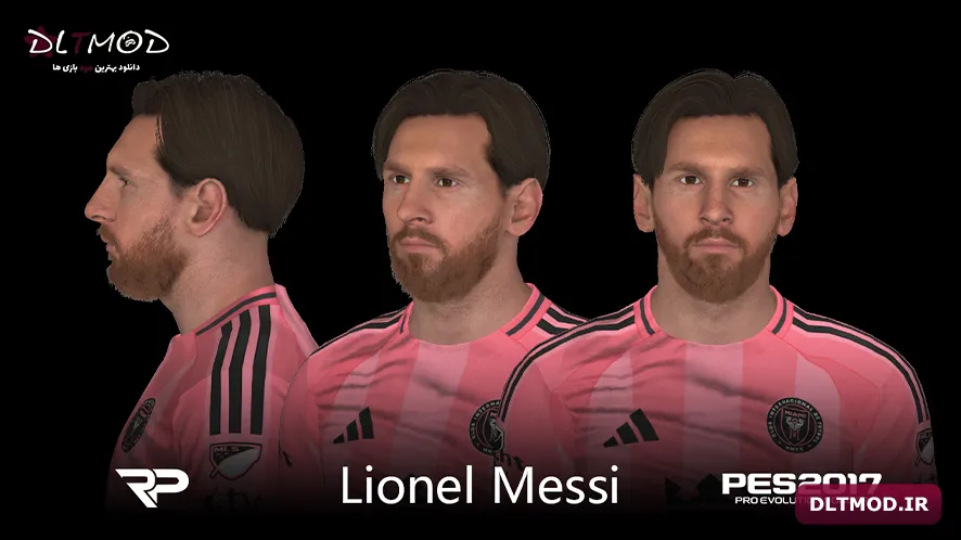 Lionel Messi Face for PES 2017 1