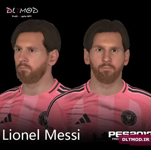 فیس Lionel Messi برای PES 2017