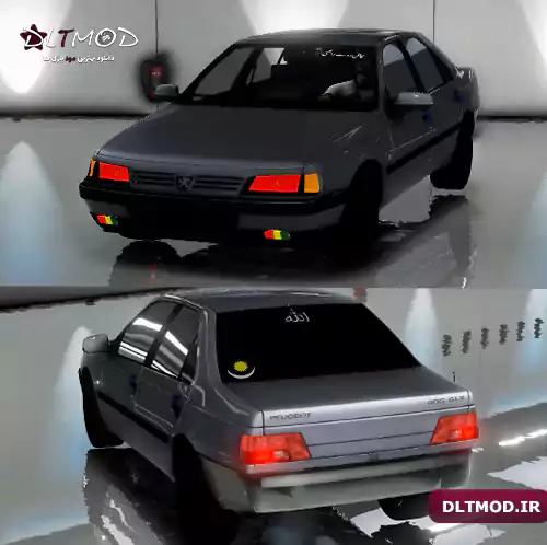 مود ماشین 405 با برچسب الله ( Allah ) برای GTA V 