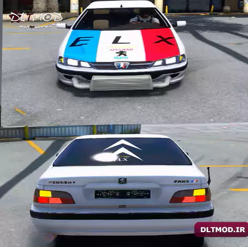 مود ماشین پژو پارس لوازمی مشهد برای GTA V