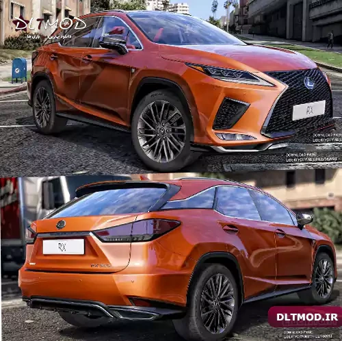 مود ماشین Lexus Rx350 F-sport 2021 برای GTA V