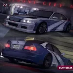 مود ماشین بی ام وه(BMW M3 GTR)برای نید فور اسپید کربن