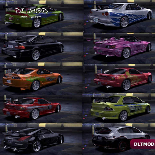 Fast and Furious Car Mod Pack for Need for Speed ​​Carbon 1