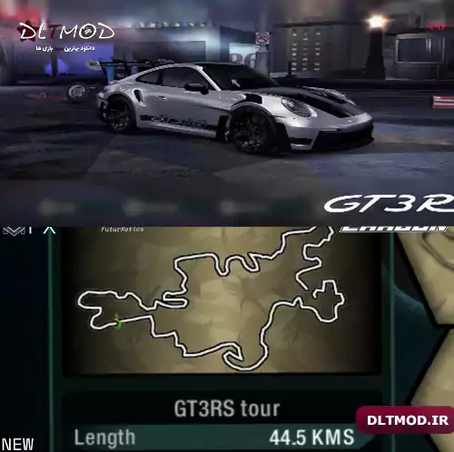 مود ماشین Porsche 911GT3 RS برای نید فور اسپید کربن