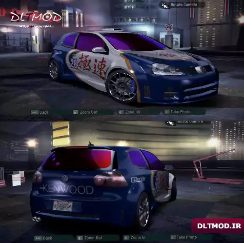 مود ماشین فولکس واگن گلف R32 برای نید فور اسپید کربن